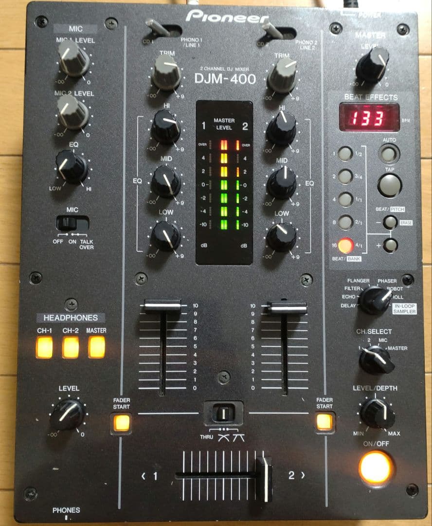 Pioneer　DJM-400　動作確認済　クロスCHフェーダー 交換　元箱あり