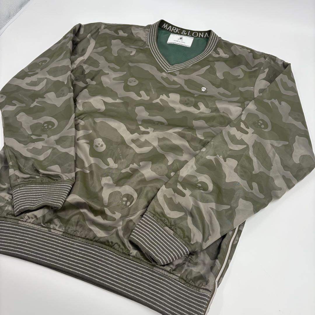 美品　MARK&LONA マークアンドロナ ブルゾン L カモ L 772