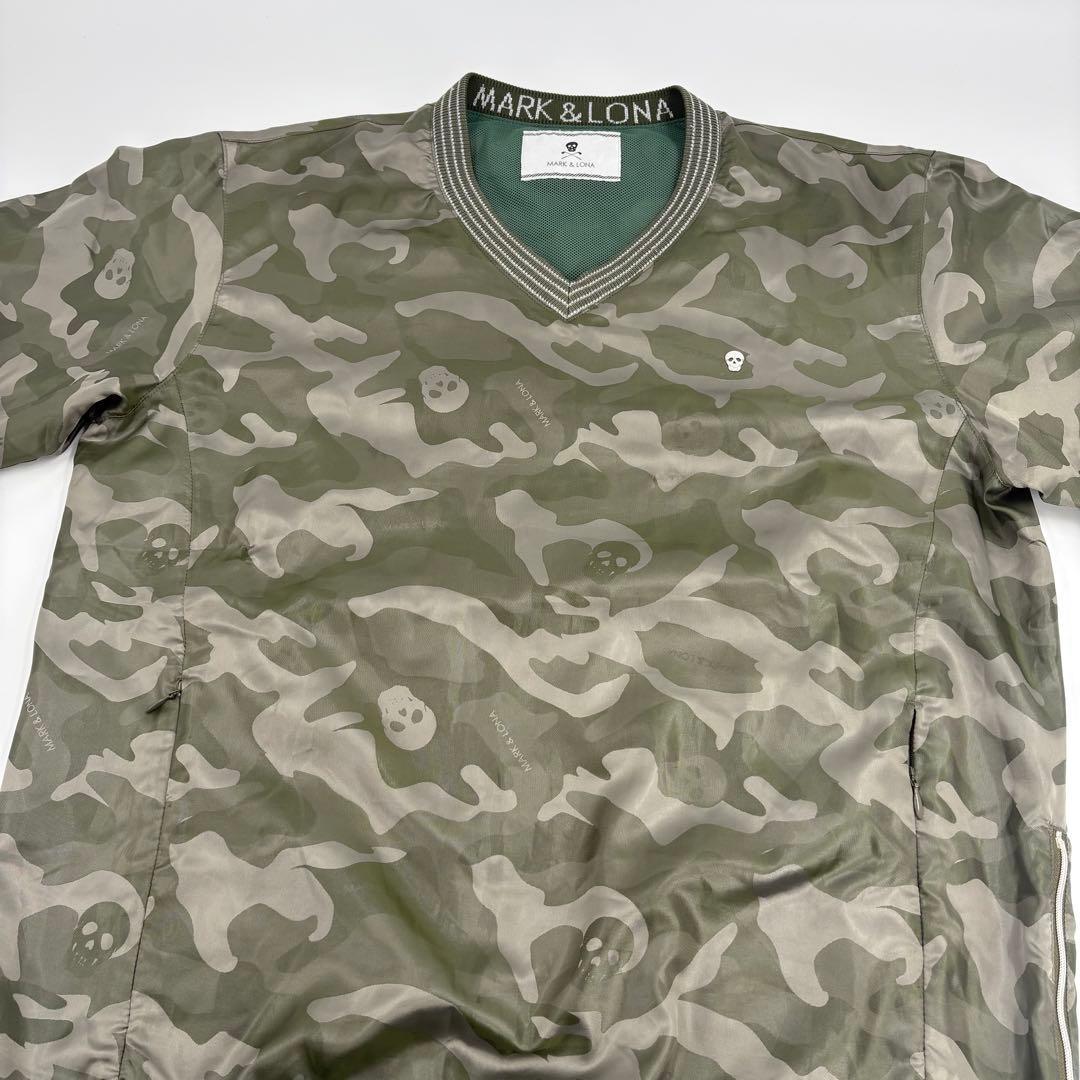 美品　MARK&LONA マークアンドロナ ブルゾン L カモ L 772