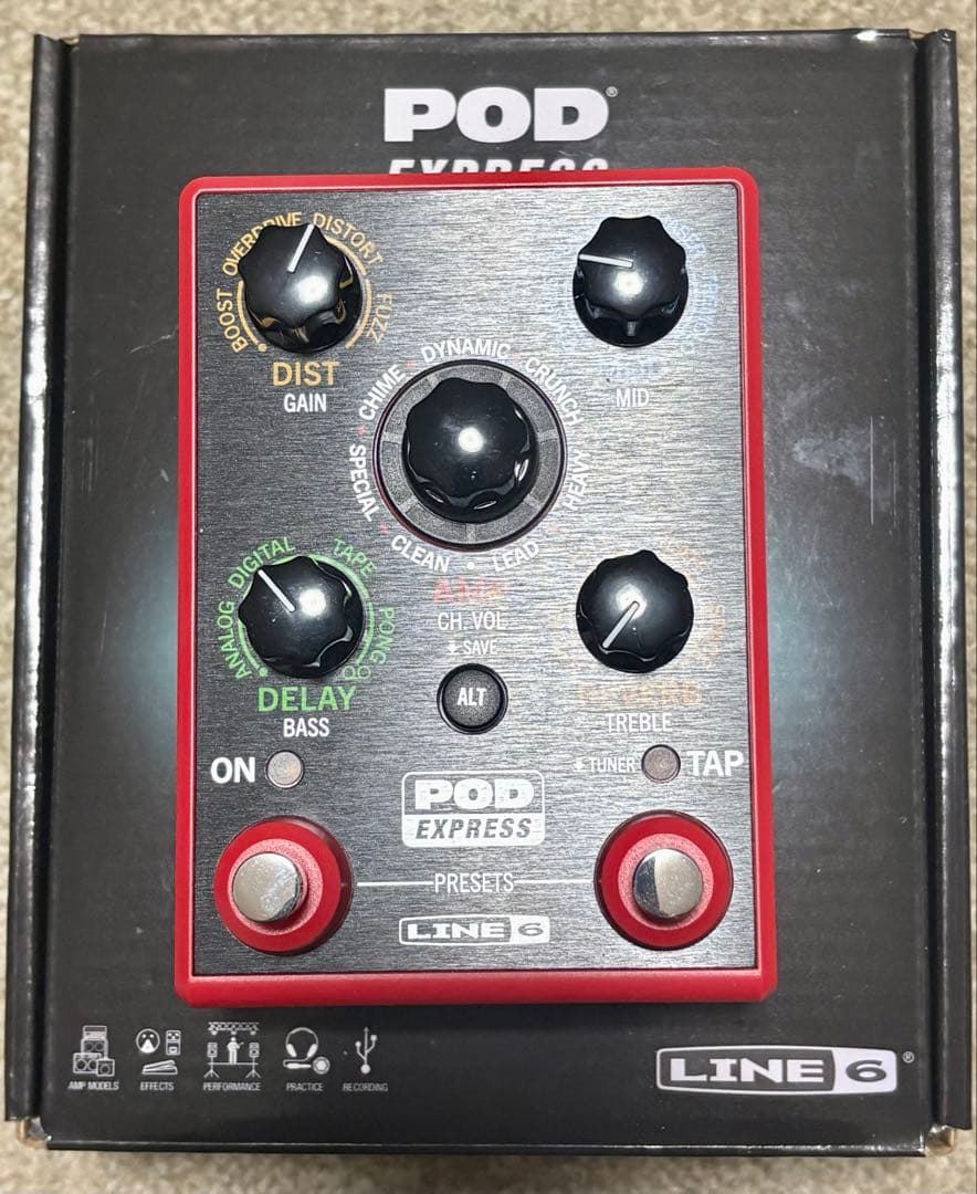 LINE 6 POD EXPRESS ギター用アンプシュミレーター・エフェクター