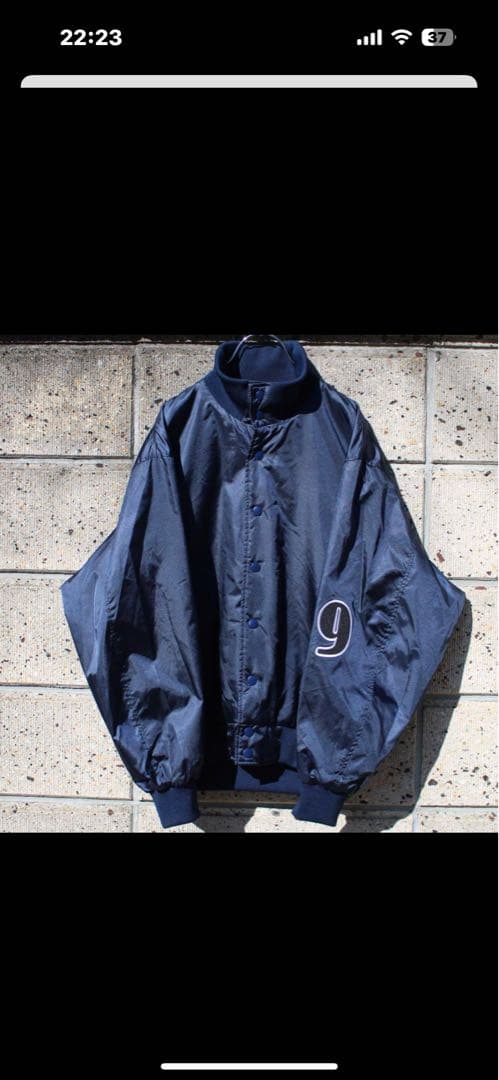 Rawlings ローリングス 袖9入り 大きめサイズ 古着スタジアムジャンパー