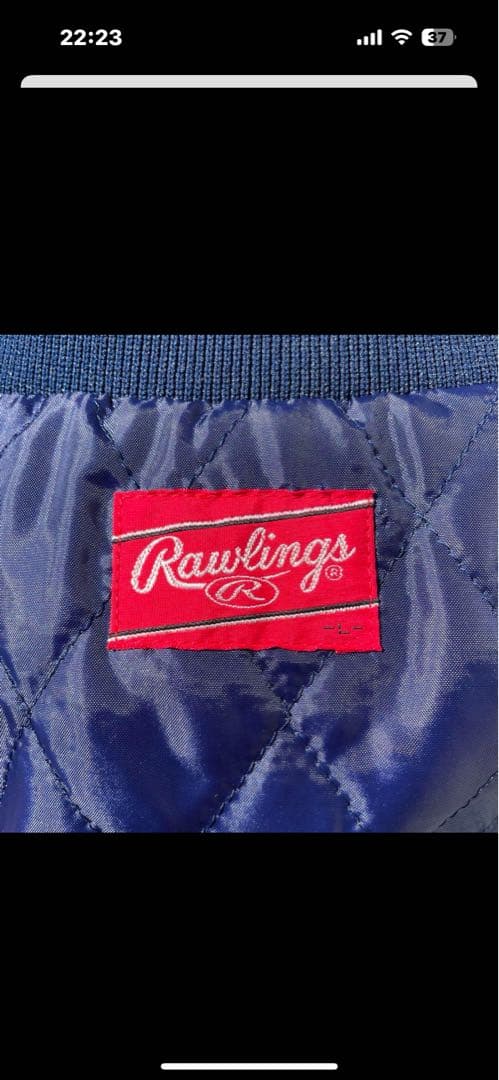 Rawlings ローリングス 袖9入り 大きめサイズ 古着スタジアムジャンパー