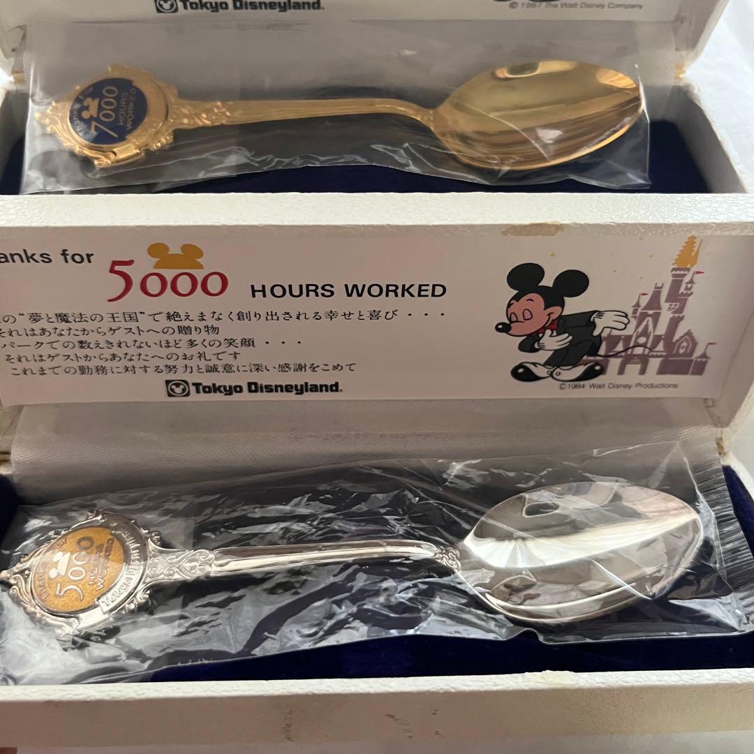 東京ディズニーランド キャスト 勤続記念スプーン 箱付き 非売品