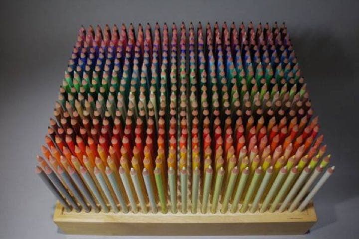 フェリシモ500色 色鉛筆　収納箱付き