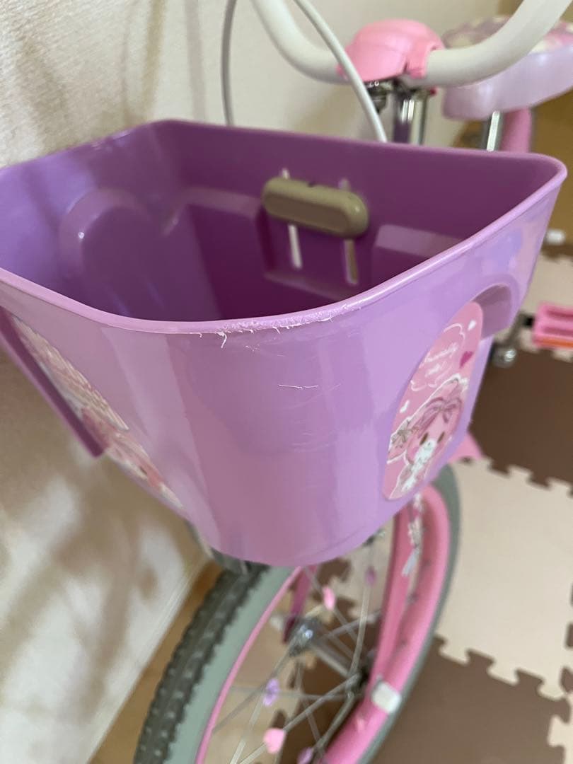 ぼんぼんリボン　自転車　18インチ　子供　ピンク　幼児用自転車