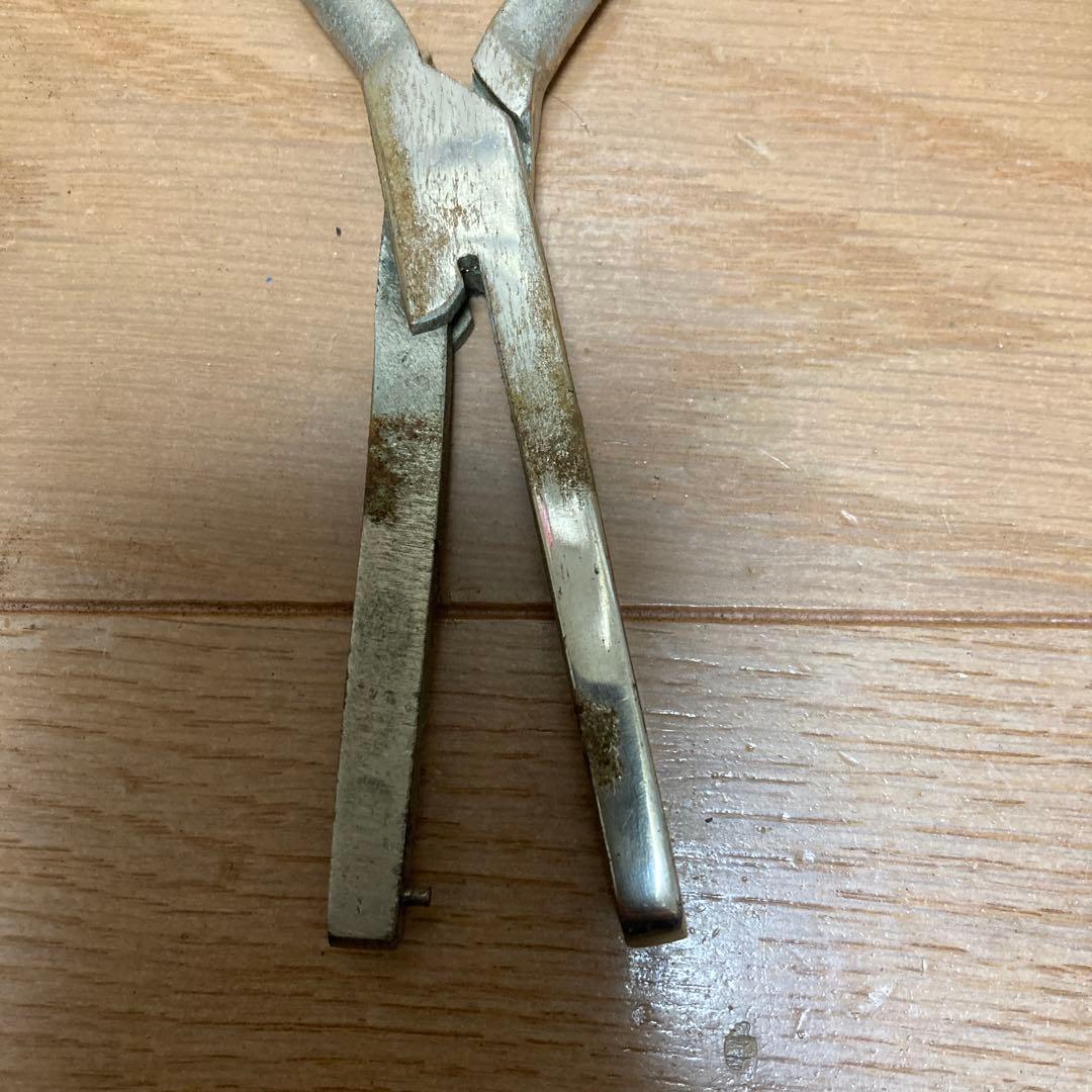 昭和　当時物　レトロ　希少　国鉄　切符　ハサミ　改札鋏　切符切り　ディスプレイ