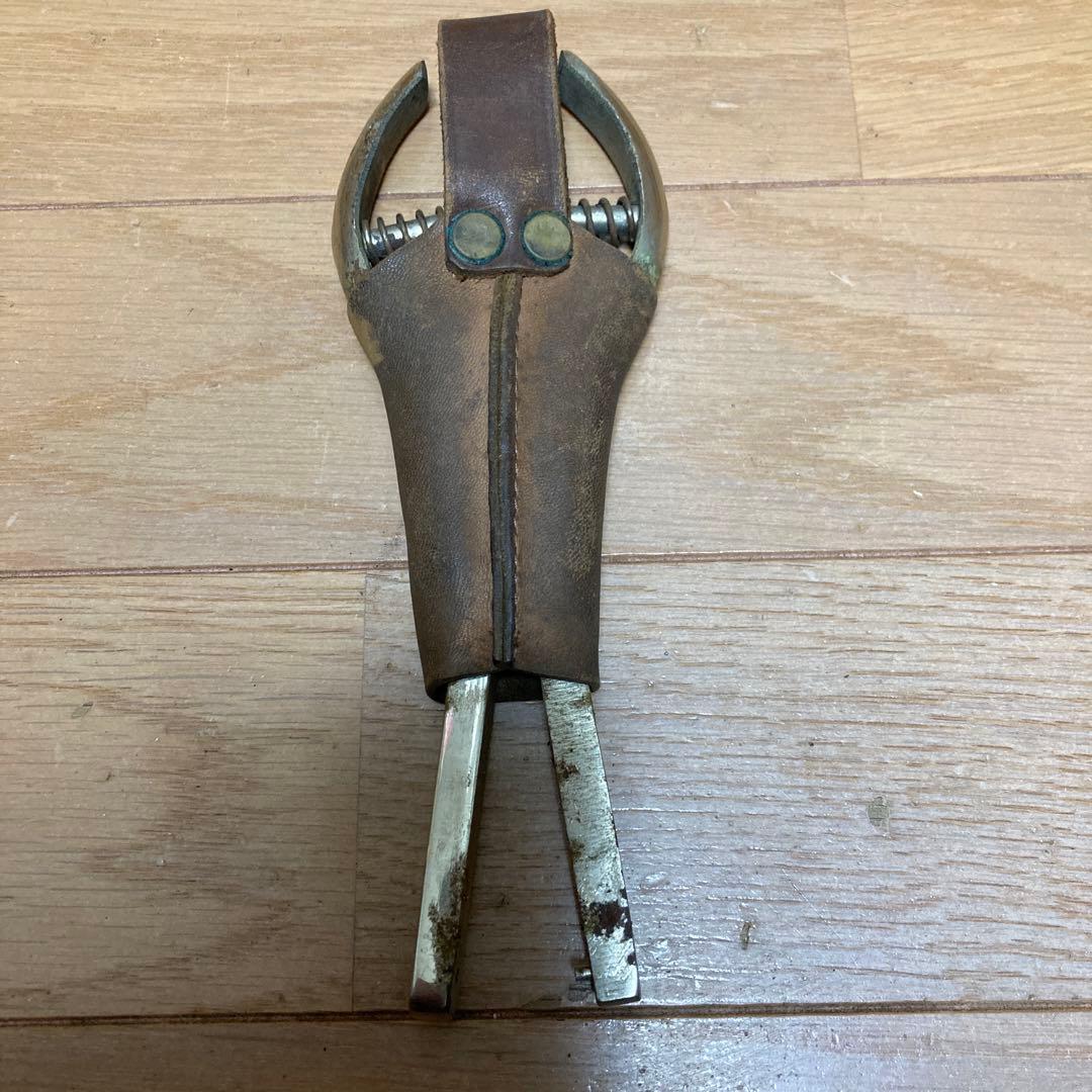 昭和　当時物　レトロ　希少　国鉄　切符　ハサミ　改札鋏　切符切り　ディスプレイ