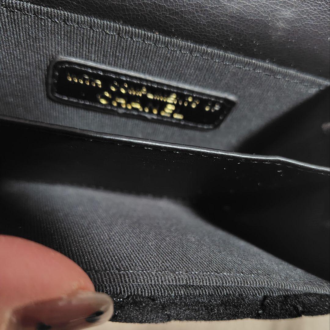 ♡CHANEL♡ ブラック キルティング 二つ折り財布✨美品✨