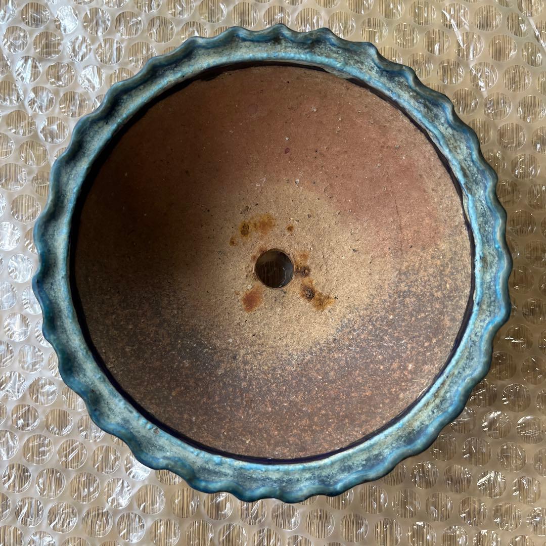 林沐雨　小品　盆栽鉢　レトロ　　(A7)