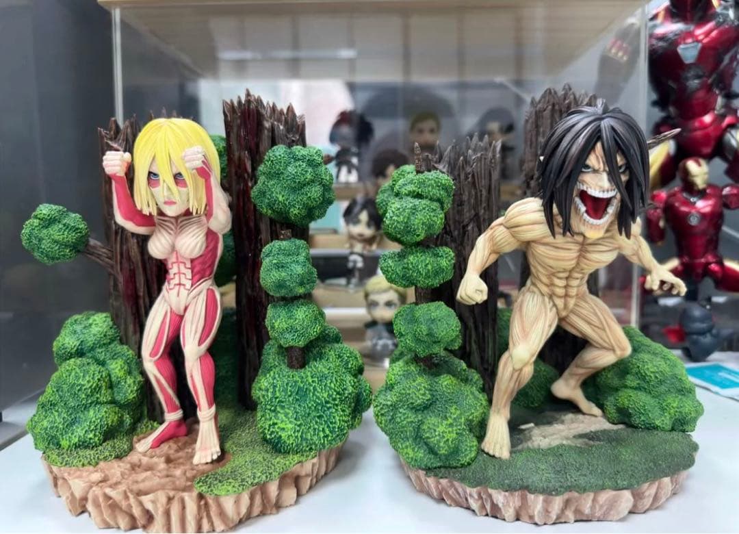 進撃の巨人 獣の巨人 鎧の巨人 ガレージキット ガレキ スタチュー⑥