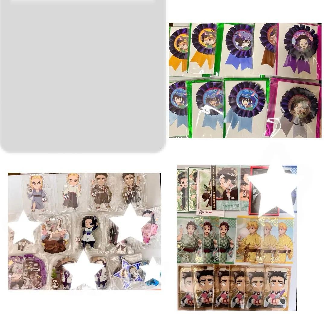 鬼滅の刃 ナンジャタウン ねこ型 缶バッジ 冨岡義勇 他グッズセット 画像9枚