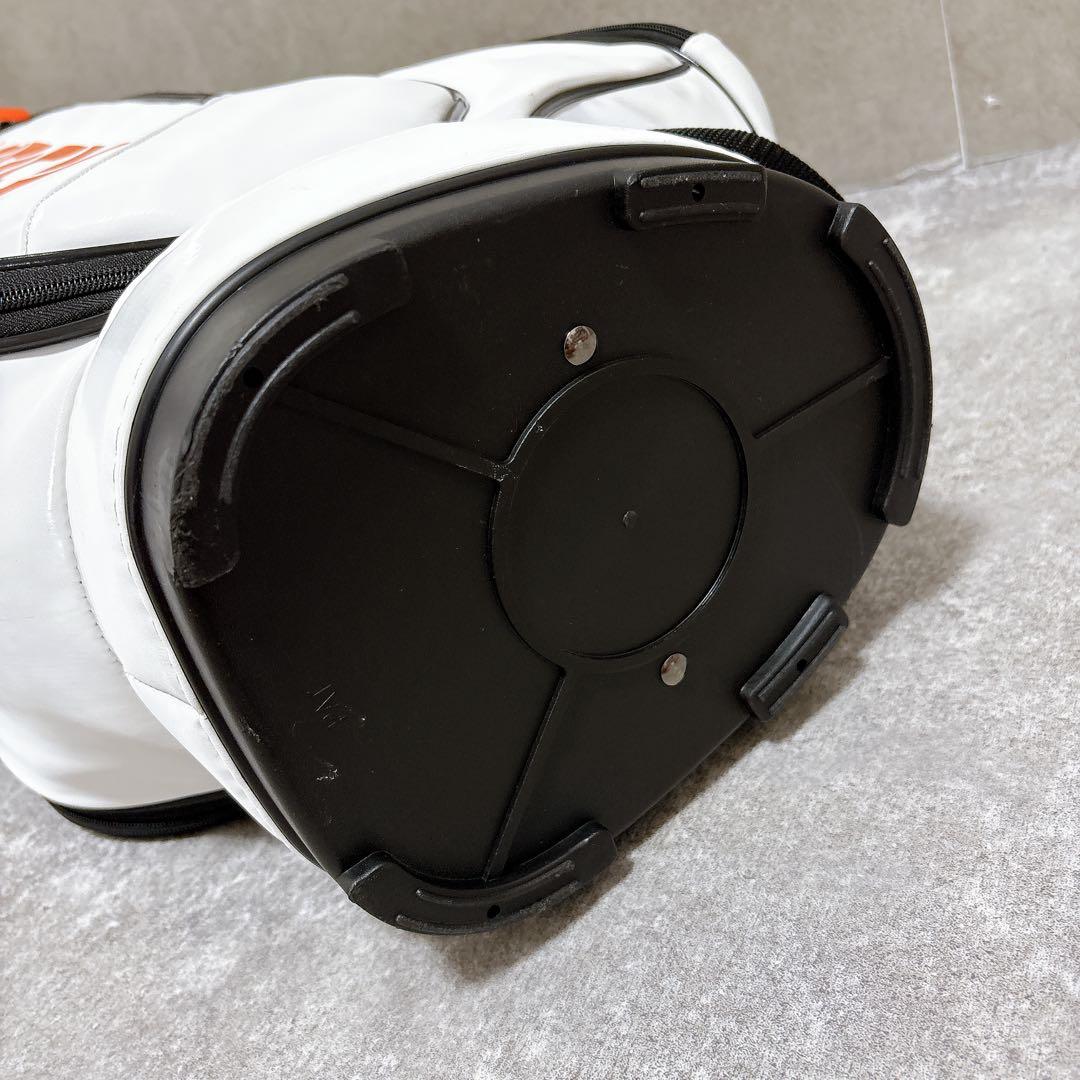 未使用 アビレックス AVIREX ゴルフ キャディバッグ 白 軽量 カード型