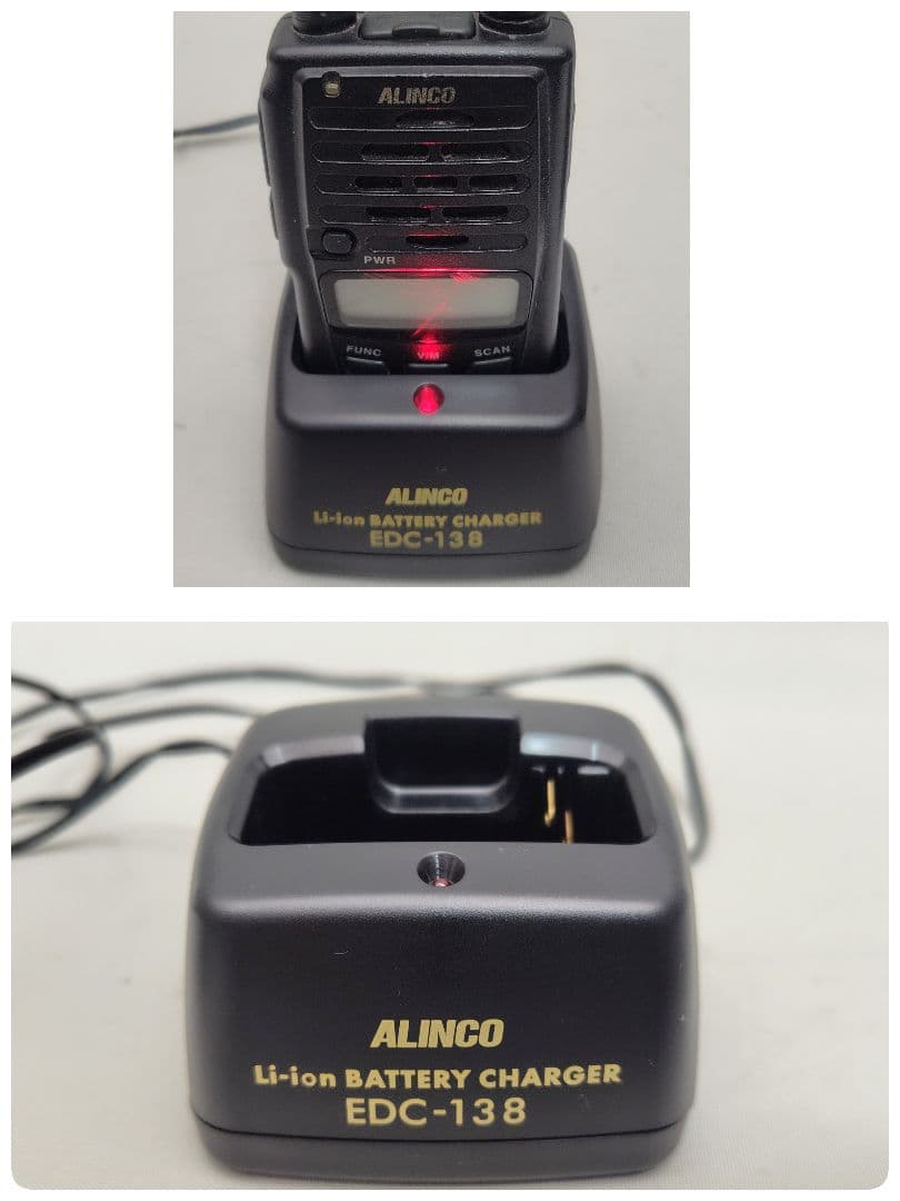 C049【ジャンク】ALINCO アルインコ DJ-S42 4台 充電器付