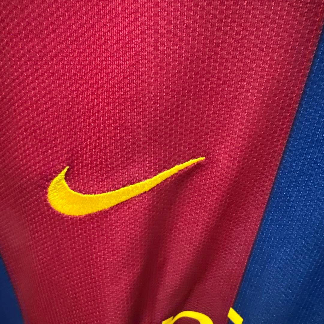 サッカー　ユニフォーム　FCバルセロナ 07-08 リーガ仕様　タグ付