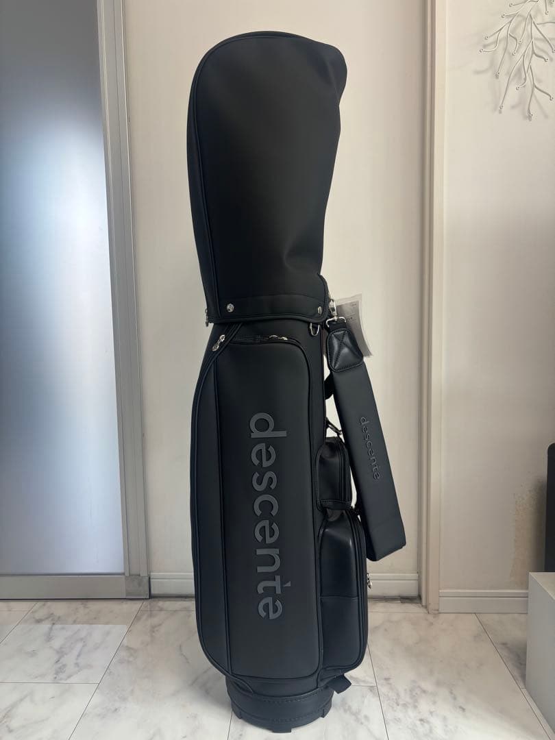 新品！　DESCENTEGOLFブラック キャディバッグ　デサントゴルフ