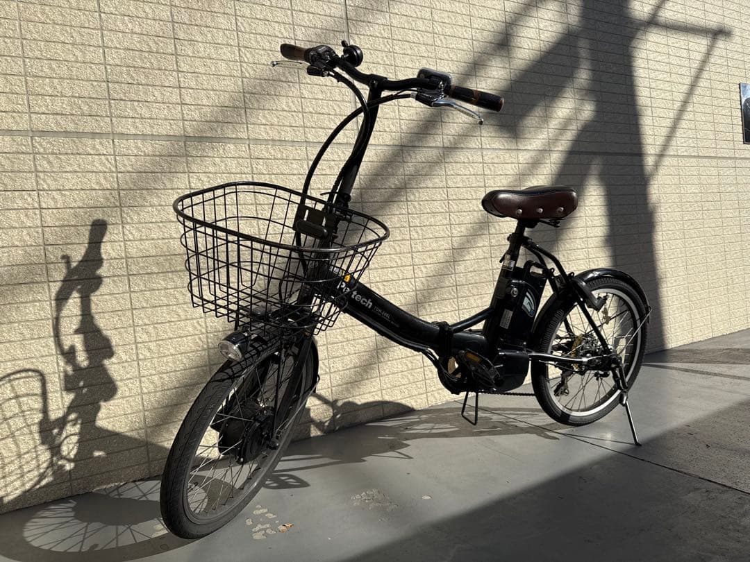 ペルテック電動アシスト自転車 TDN-206L ブラック 6AH