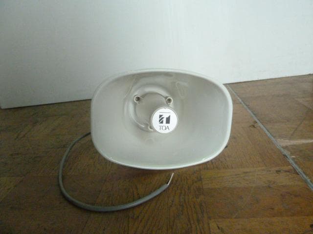 【中古】TOA ホーンスピーカー SC-710AM 10W トランス付 拡声器