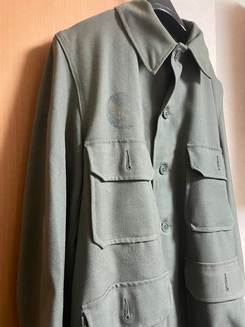 米空軍ビンテージミリタリー ウールシャツA-1B サバゲー　米軍