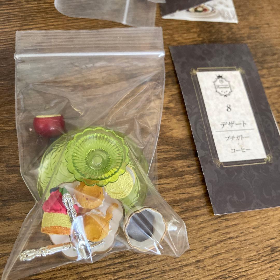 リーメントぷちサンプル三つ星レストランセット1.2.4.5.7.8の6種類