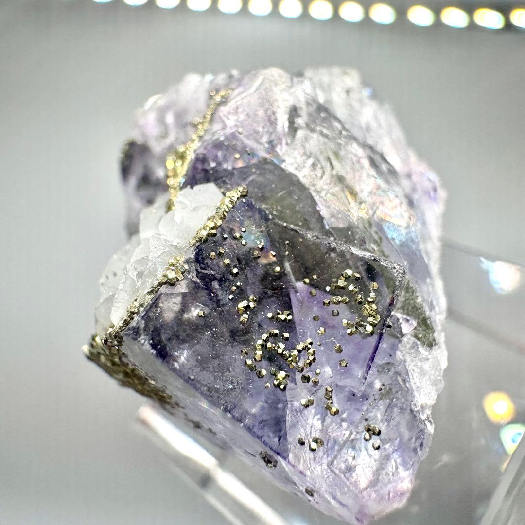 602 中国 ヤオガンシャン産 フローライト&パイライト