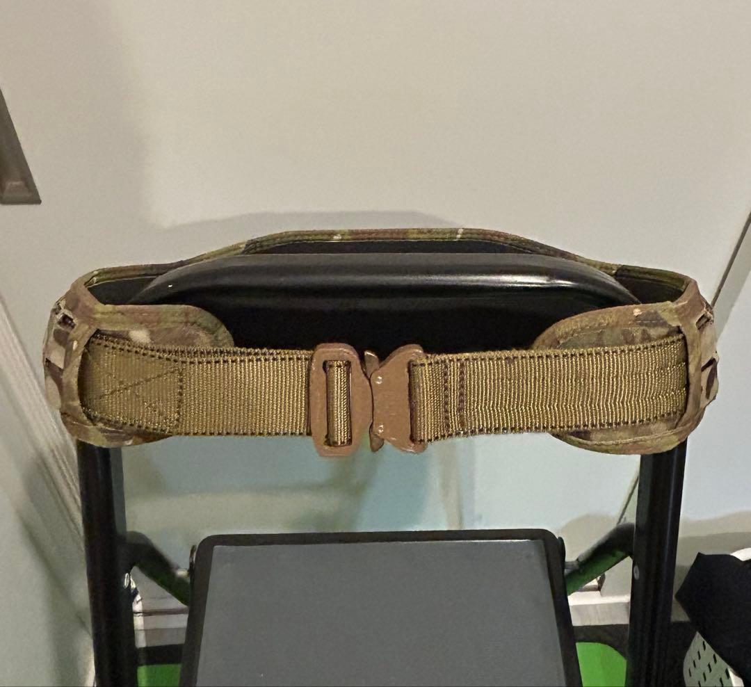 実物HSGI ベルトパッド33SLB マルチカム
