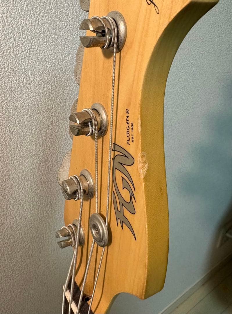 FGN製 JB 4弦 エレキベース サンバースト