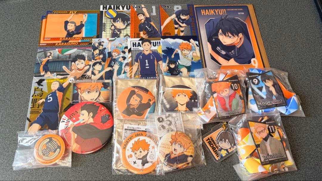 ハイキュー 烏野 日向 影山 月島 菅原 西谷 アニメイト ステッカー 特典