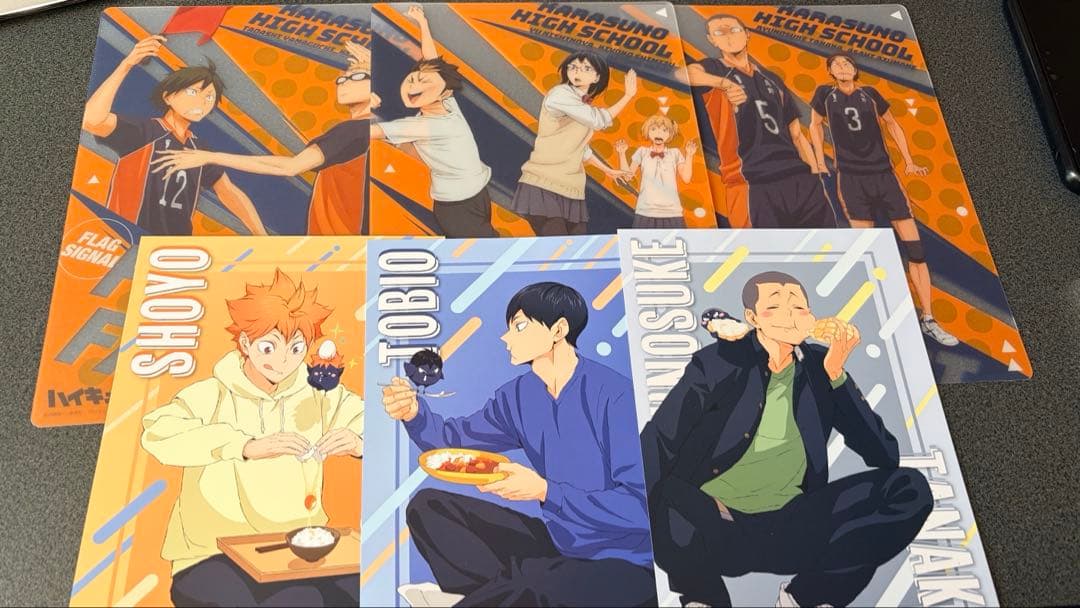 ハイキュー 烏野 日向 影山 月島 菅原 西谷 アニメイト ステッカー 特典