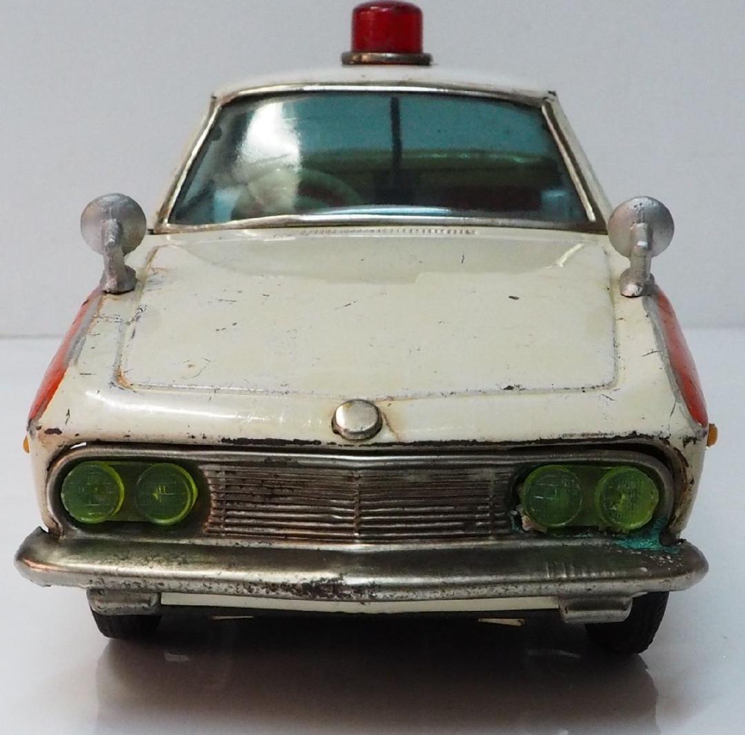 イチコー【初代 日産シルビア救急車フリクション】当時物ブリキ製 自動車TIN箱無