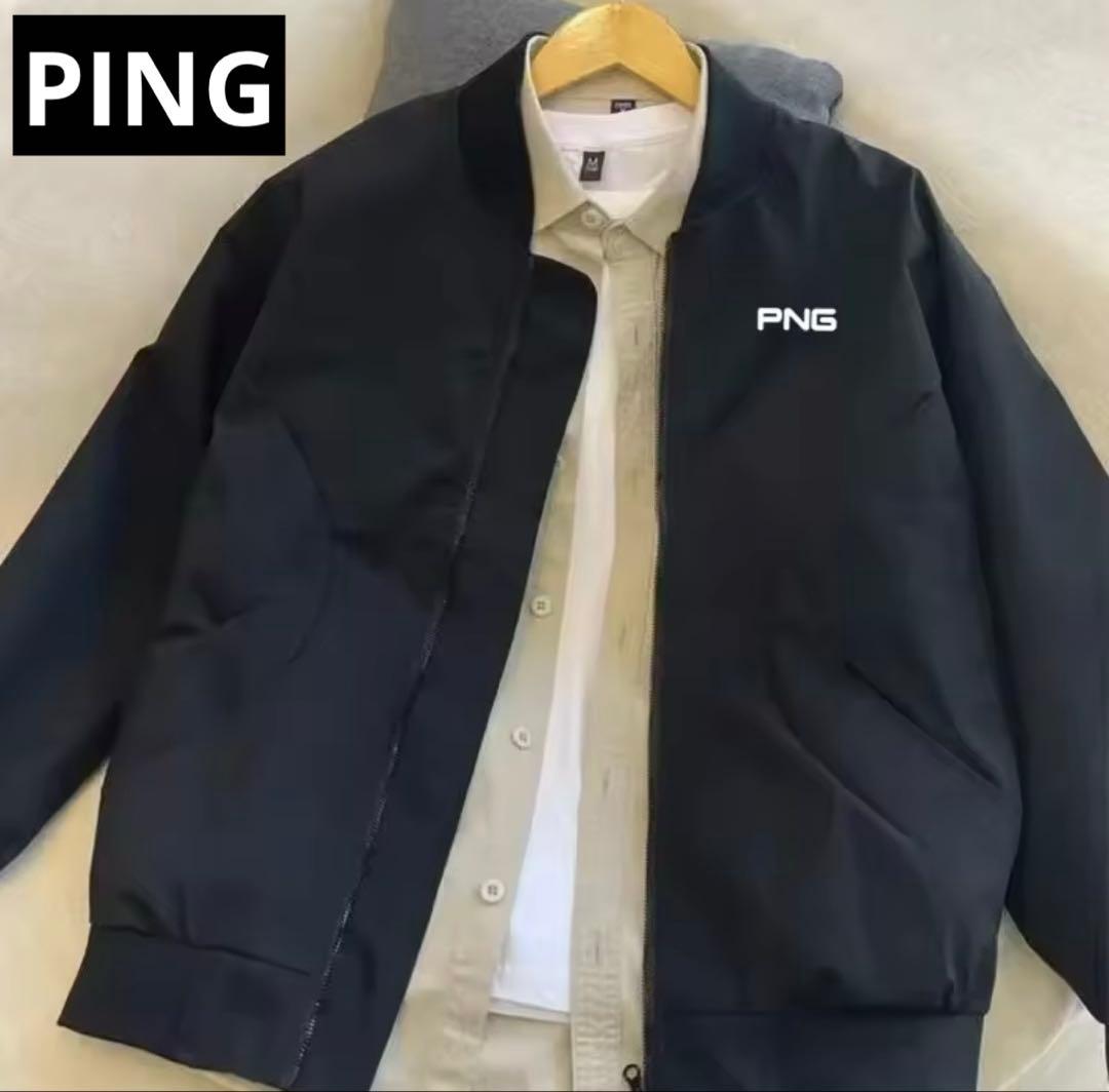 PING ブルゾン フルジップ　MA1 簡易防水防風