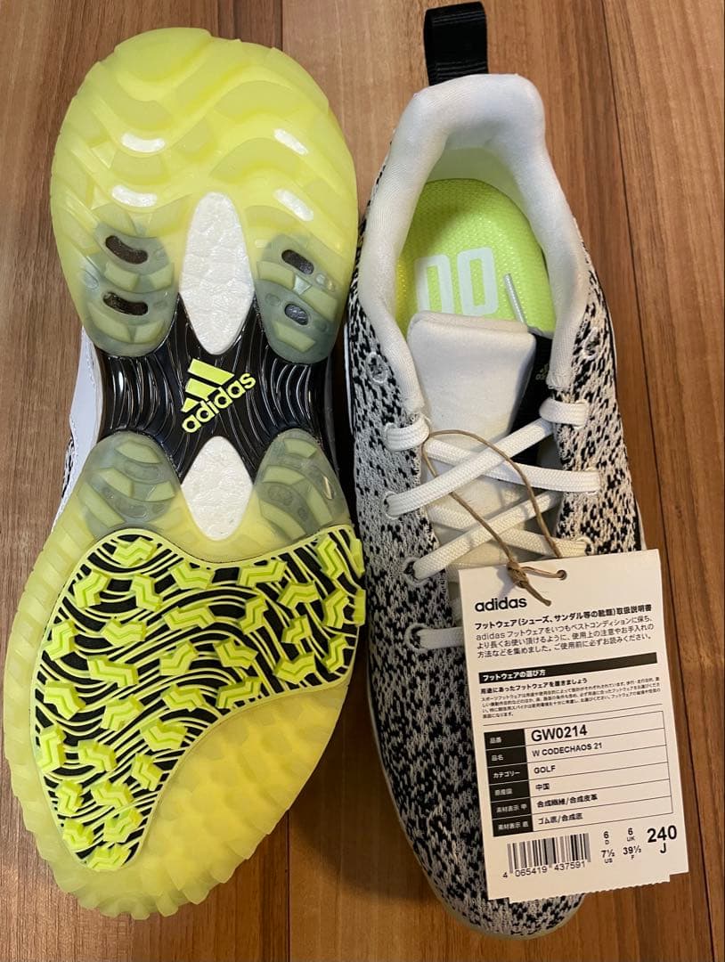 [新品未使用・タグ付き]アディダスadidas ゴルフシューズ 24cm