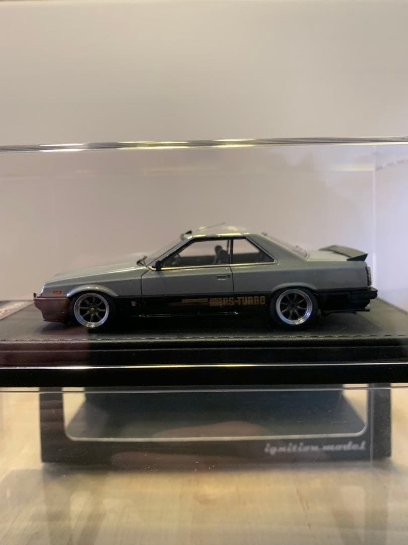 イグニッションモデル1/43 スカイラインRS-X ターボC R30 シルバー