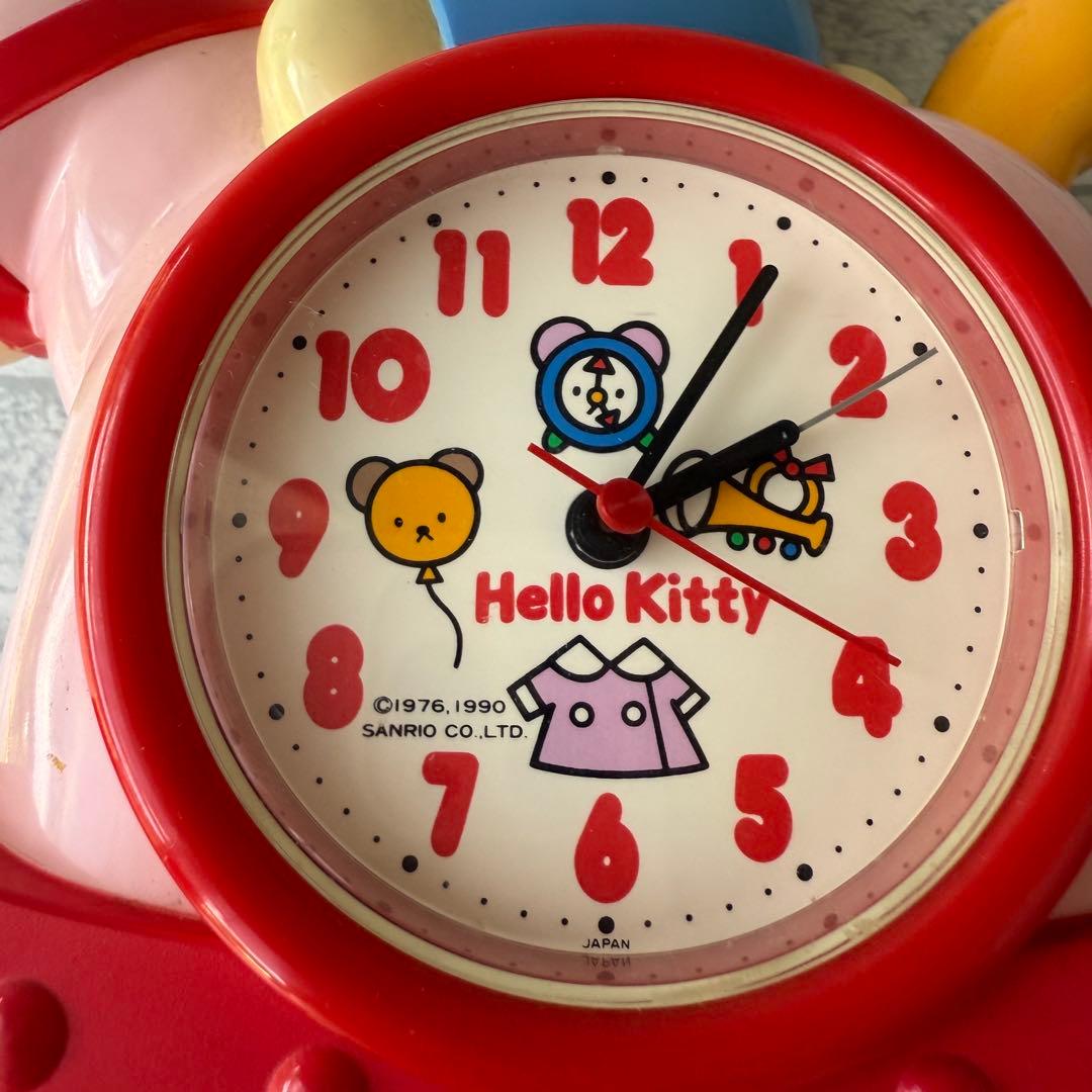 ハローキティ おしゃべり目覚まし時計 木馬