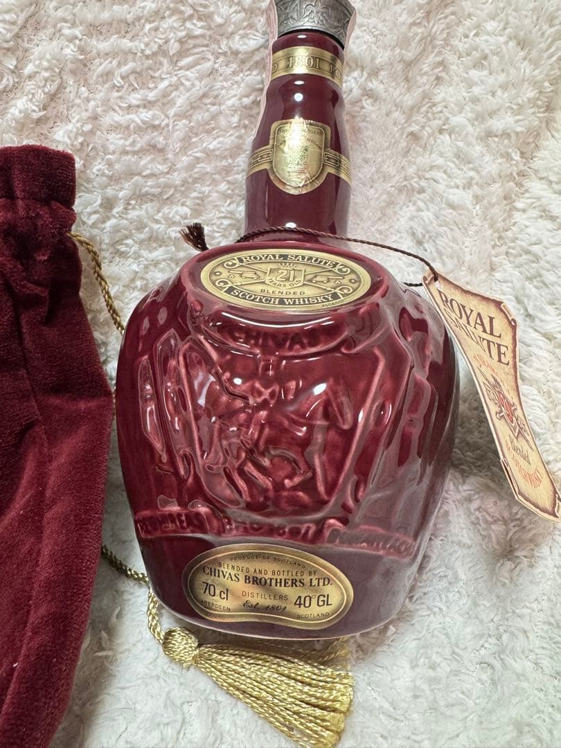 限定値下★Salute 21年スコッチウイスキー 未開封オールドボトル