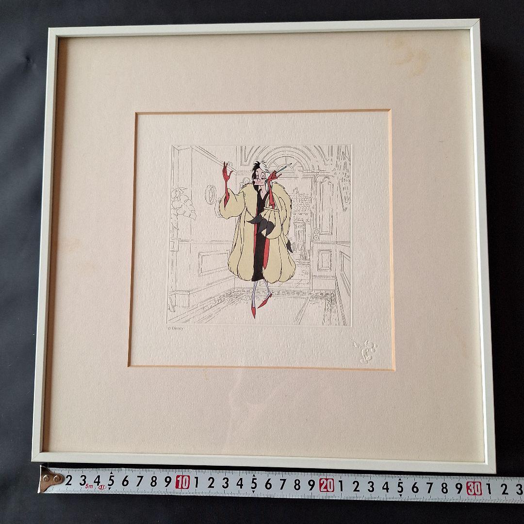 【限定品】　Disney ディズニー　トレジャー　クルエラ・ド・ヴィル　セル画