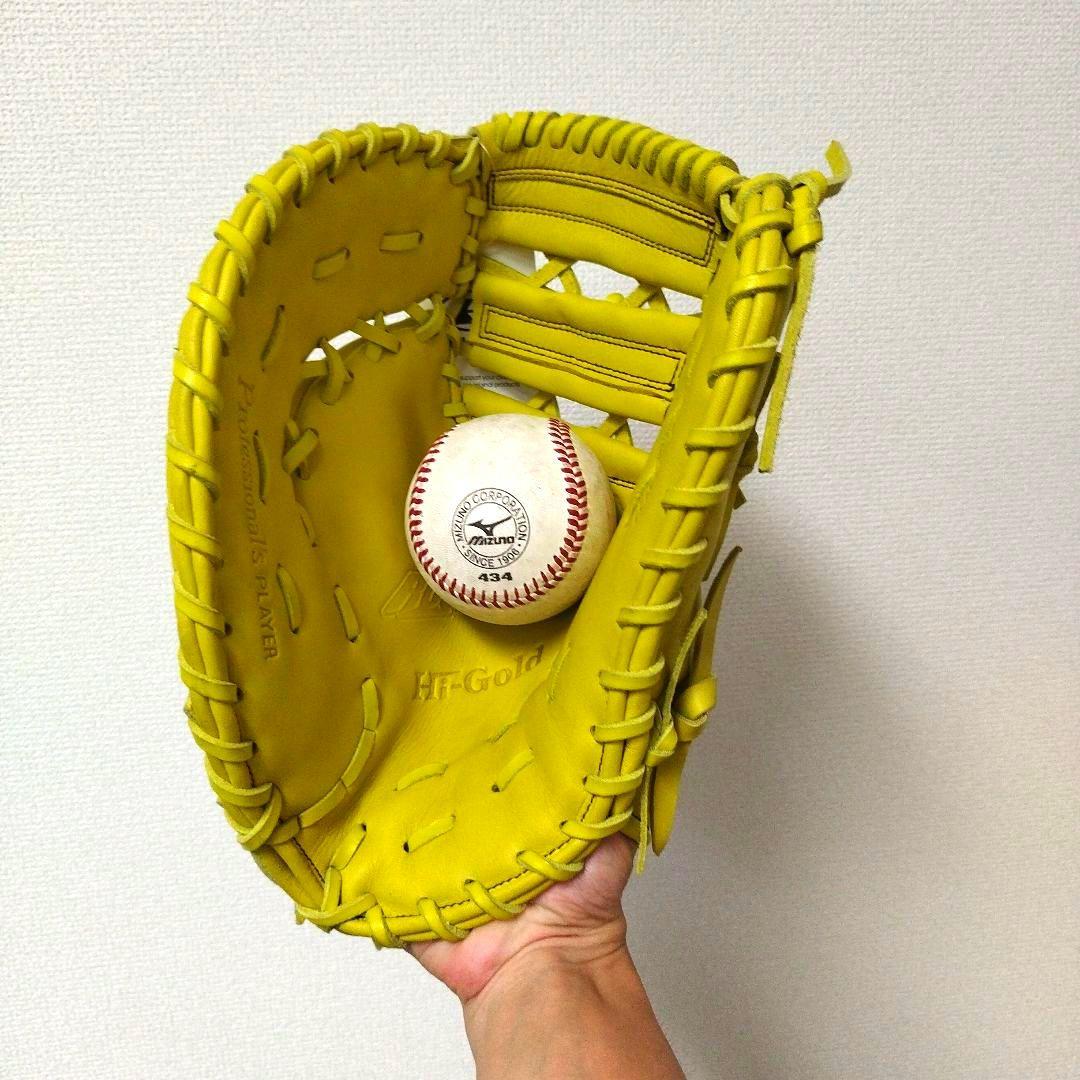 310 ハイゴールド タグ付き 未使用 軟式 少年 ファーストミット 左投げ