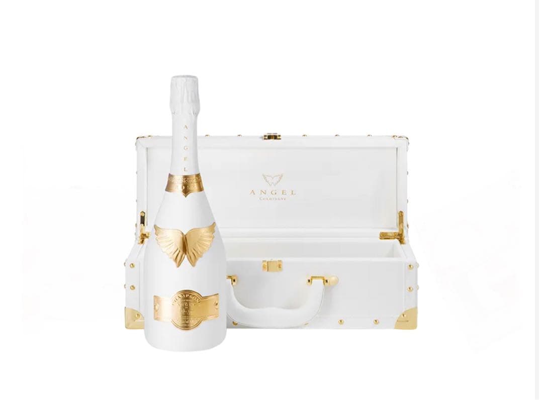 ANGEL シャンパン ホワイト ゴールド装飾 専用ケース付き