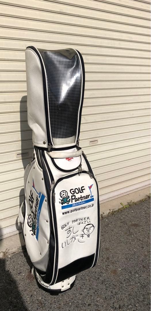 【激レア 】ゴルフパートナーすし石垣プロ 実使用 オリジナルキャディバッグ