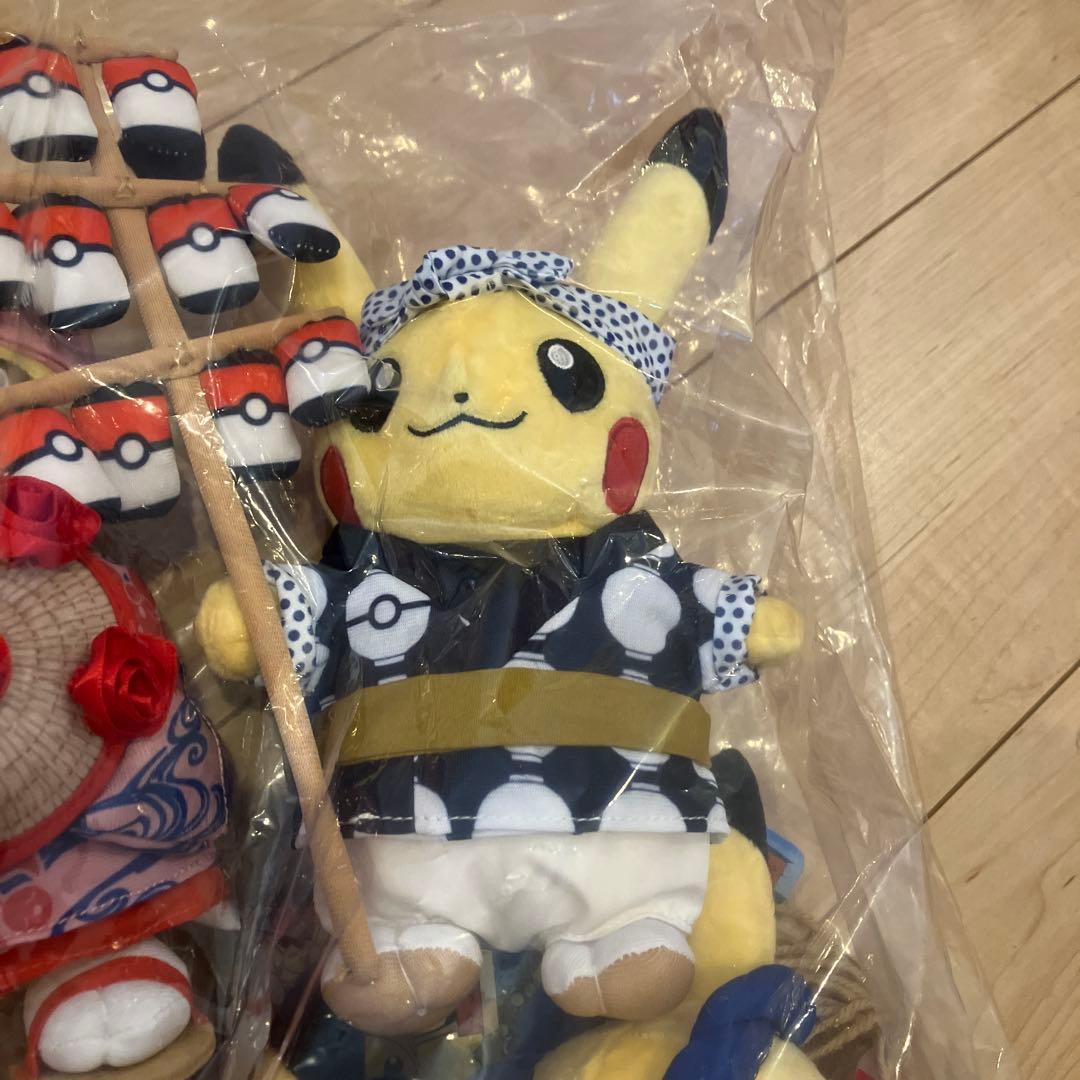 ポケモンセンタートウホク　ピカチュウ ぬいぐるみ 6種セット