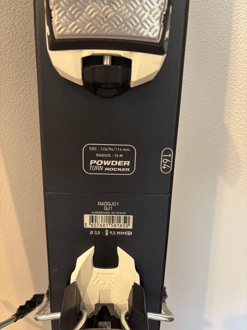 ロシニョール　SIN7 164cm markerビンディング