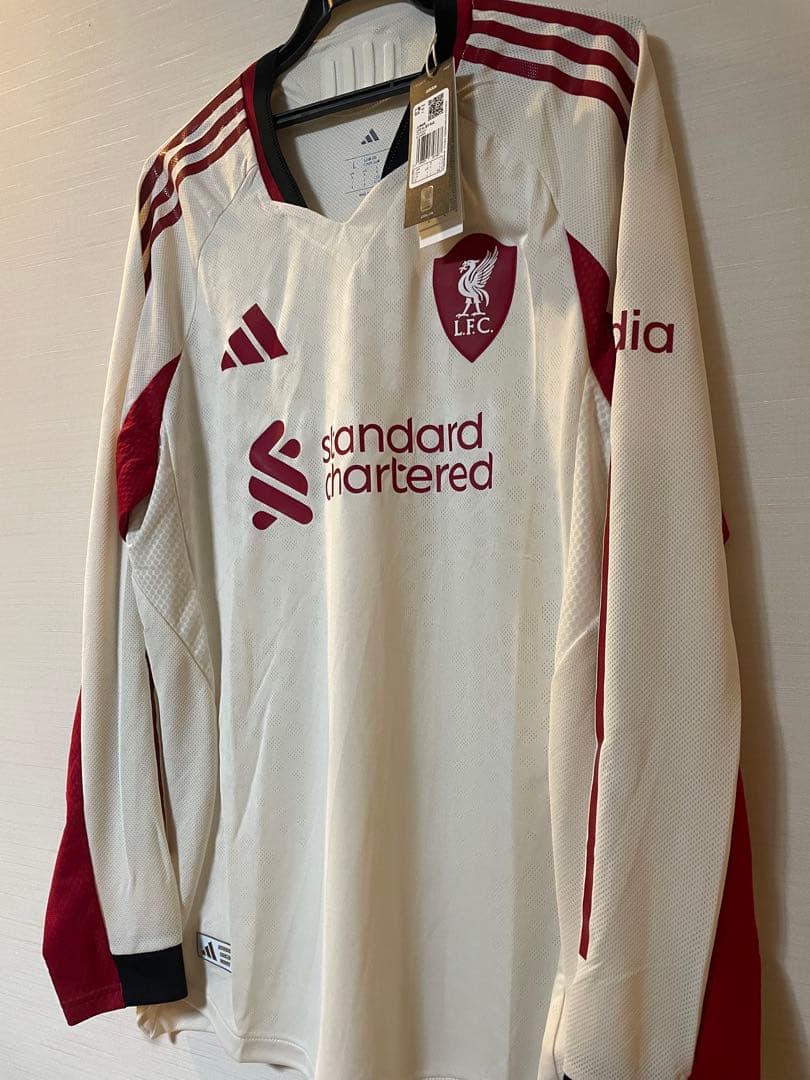 オーセンティックユニフォーム 国内未販売 リバプール 25-26 アウェイ　長袖