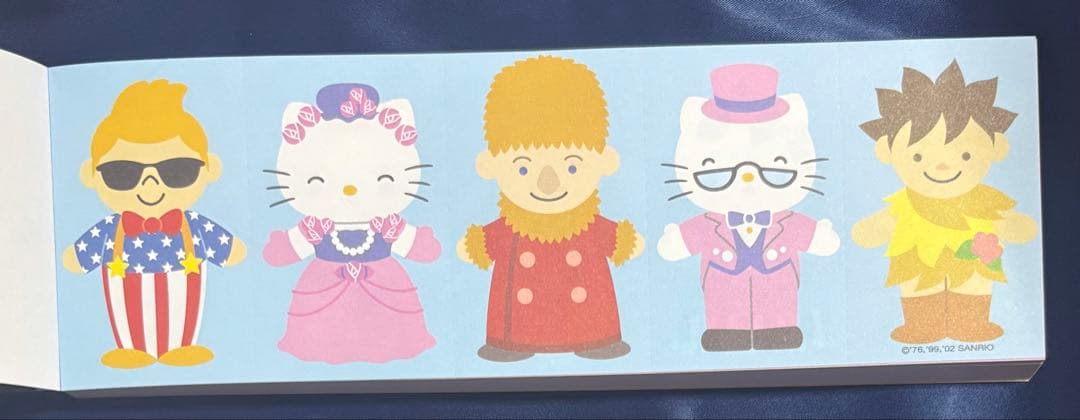 サンリオ　ハローキティ　キティ　メモ帳　2002年製　シール付き　当時物　レア