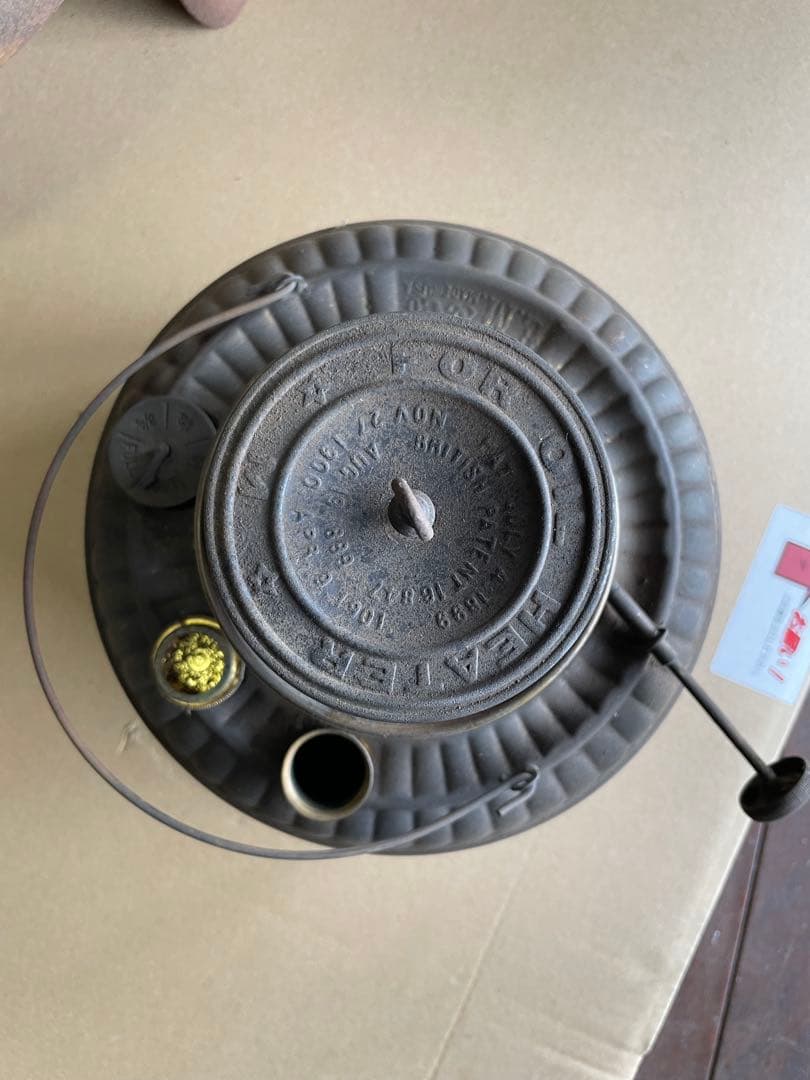 1899年特許 MILLER アンティーク石油ストーブ