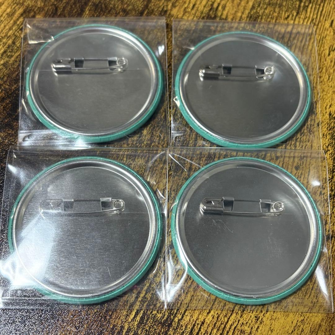 カラマリ 笹塚尊 オトパ クッキー キラキラ缶バッジ 4点