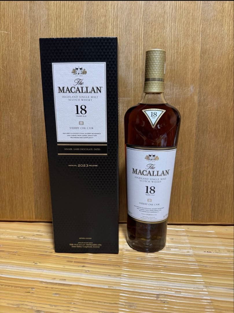 最終値下げ‼️ 正規品 マッカラン18年 箱付き