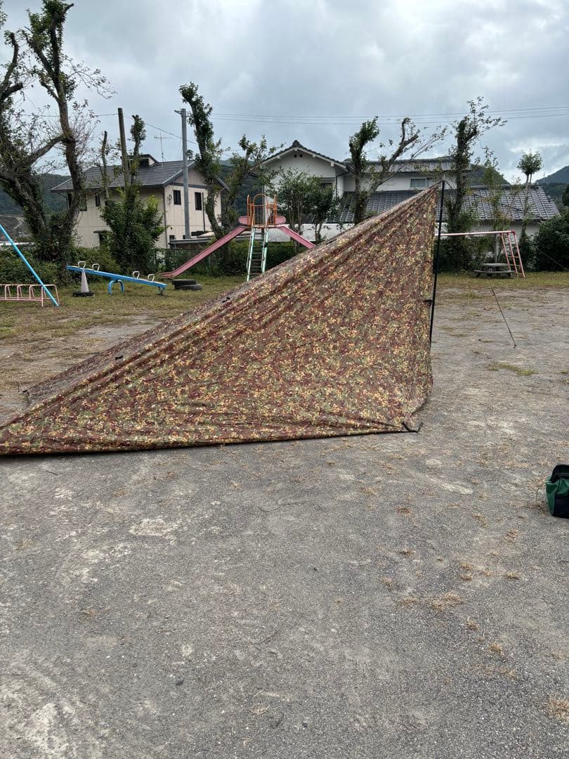 DDタープ　4×4 迷彩