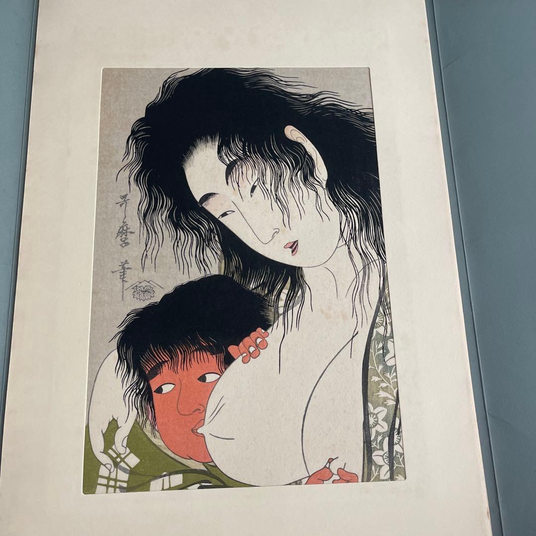 歌麿 浮世絵 Ukiyo-e Print by Utamaro