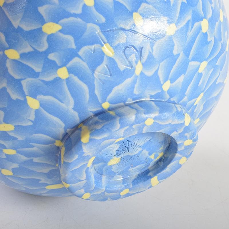 茶道具　瀬戸焼 更紗窯　長江哲男作　練上茶碗　共箱　V　6280