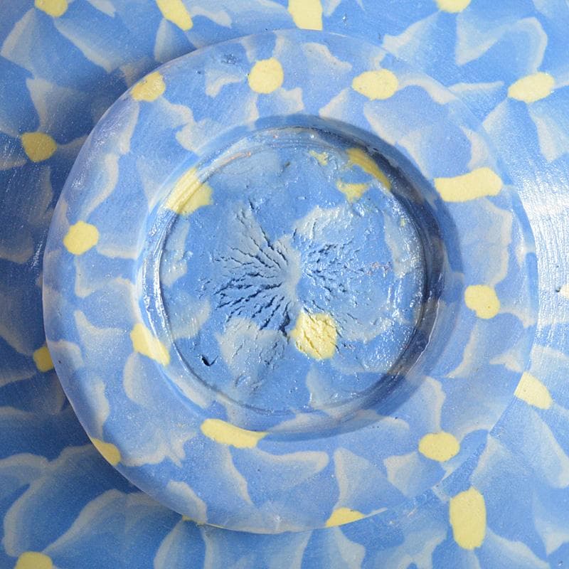 茶道具　瀬戸焼 更紗窯　長江哲男作　練上茶碗　共箱　V　6280