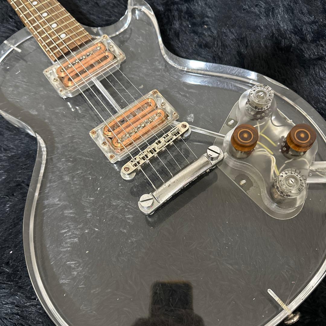 激レア! Burny Les Paul レスポール クリアボディ アクリル